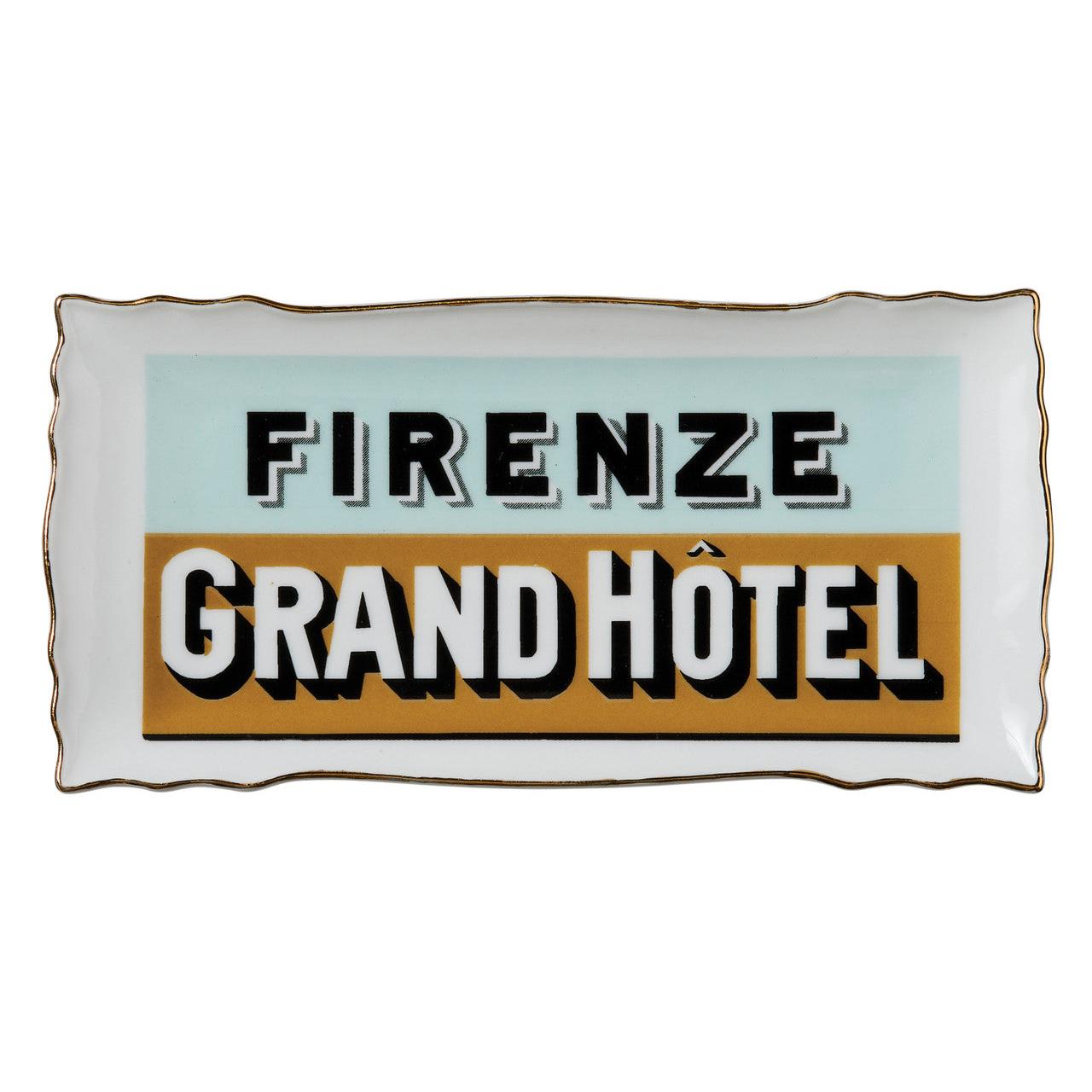 The Grand Tour Italy Firenze Grand Hotel Tray