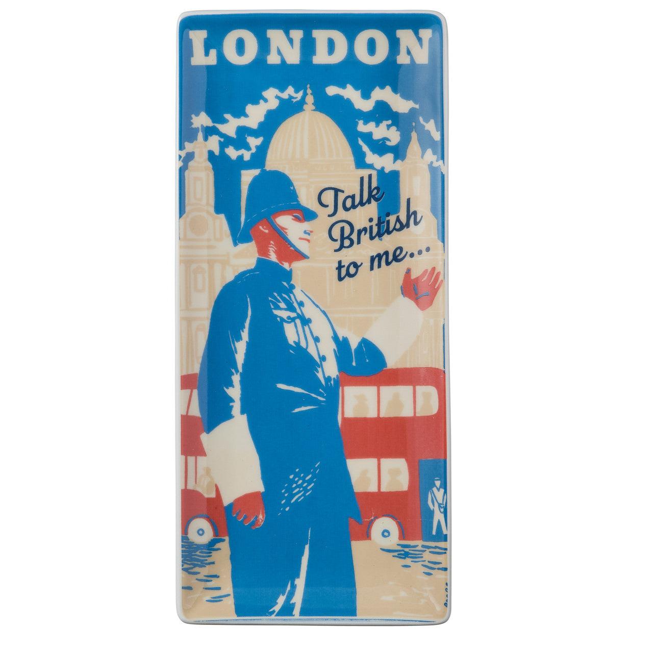 The Grand Tour London Map Tray - Just Fabulous Palm Springs