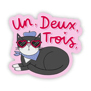 Un, Deux, Trois Cat Sticker