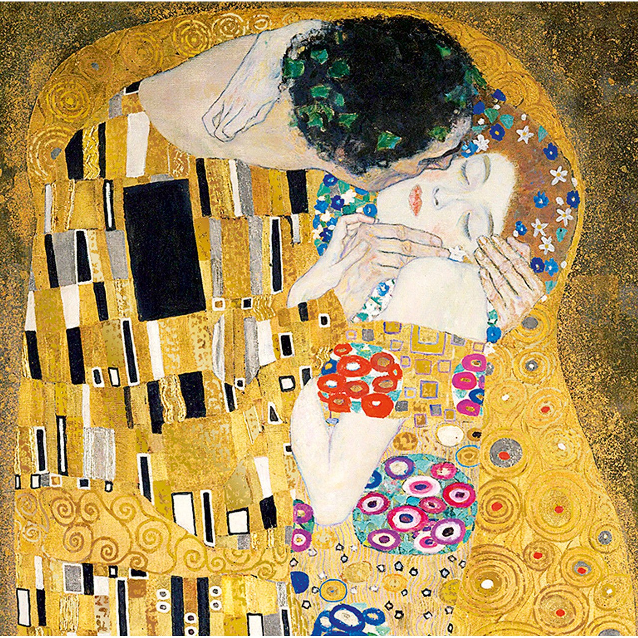 The Kiss By Gustav Klimt Greeting Card
