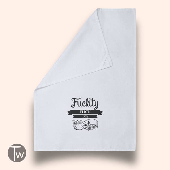 Fuckity Fuck Fuck Premium Cotton Kitchen Towel