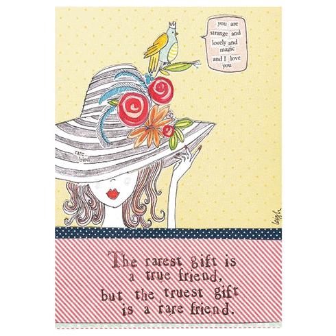 Rare Friend Greeting Card - Just Fabulous Palm Springs