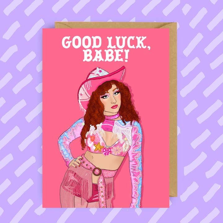 Chappell Roan Good Luck Greeting Card