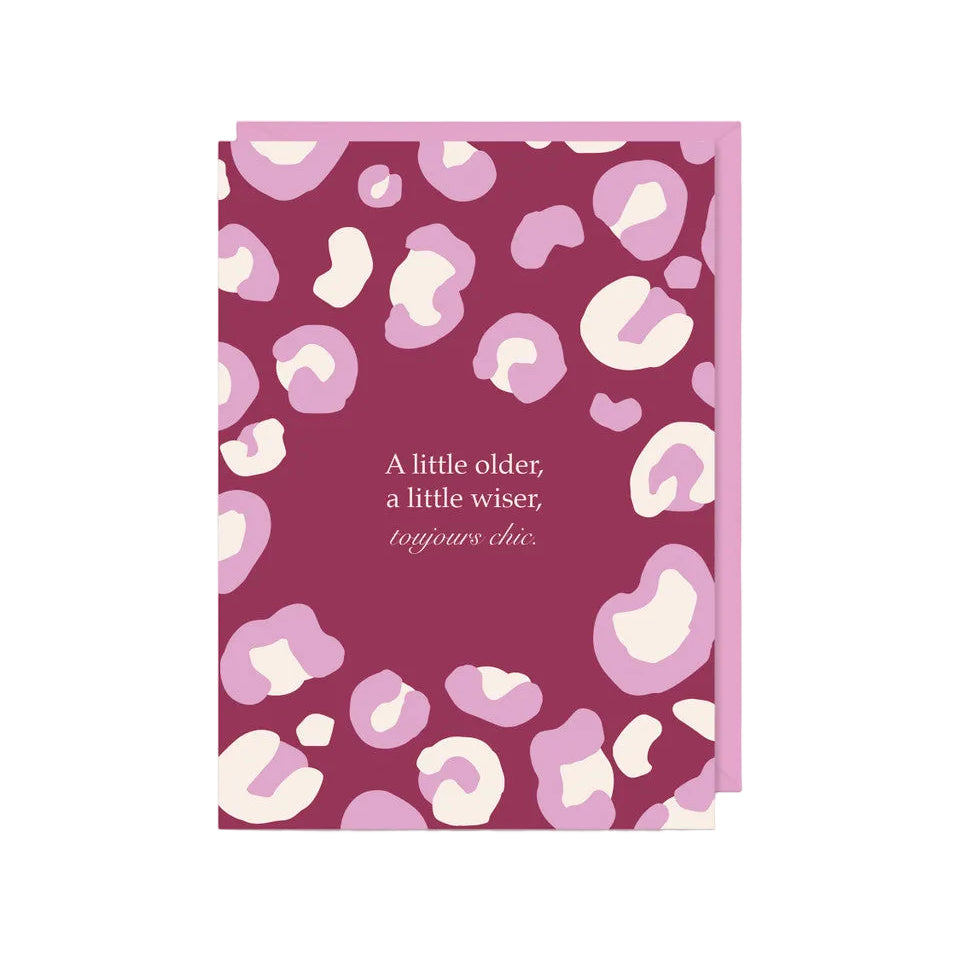 Little Wiser Birthday Card