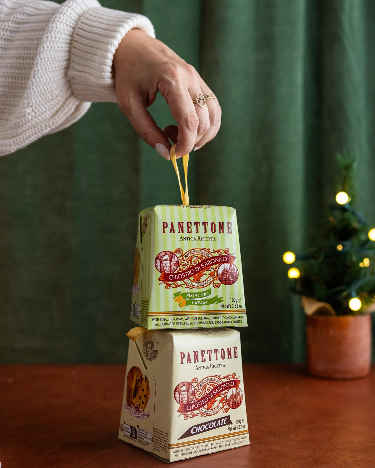 Mini Pistachio Panettone By Chiostro Di Saronno