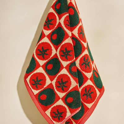 Heirloom Olive & Tomato Terry Cloth Towel
