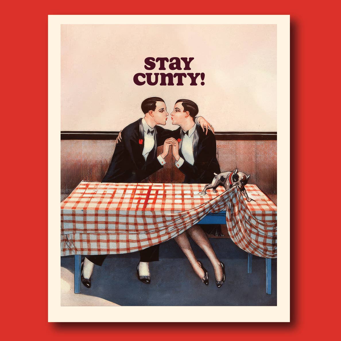 Stay Cunty Greeting Card - Just Fabulous Palm Springs