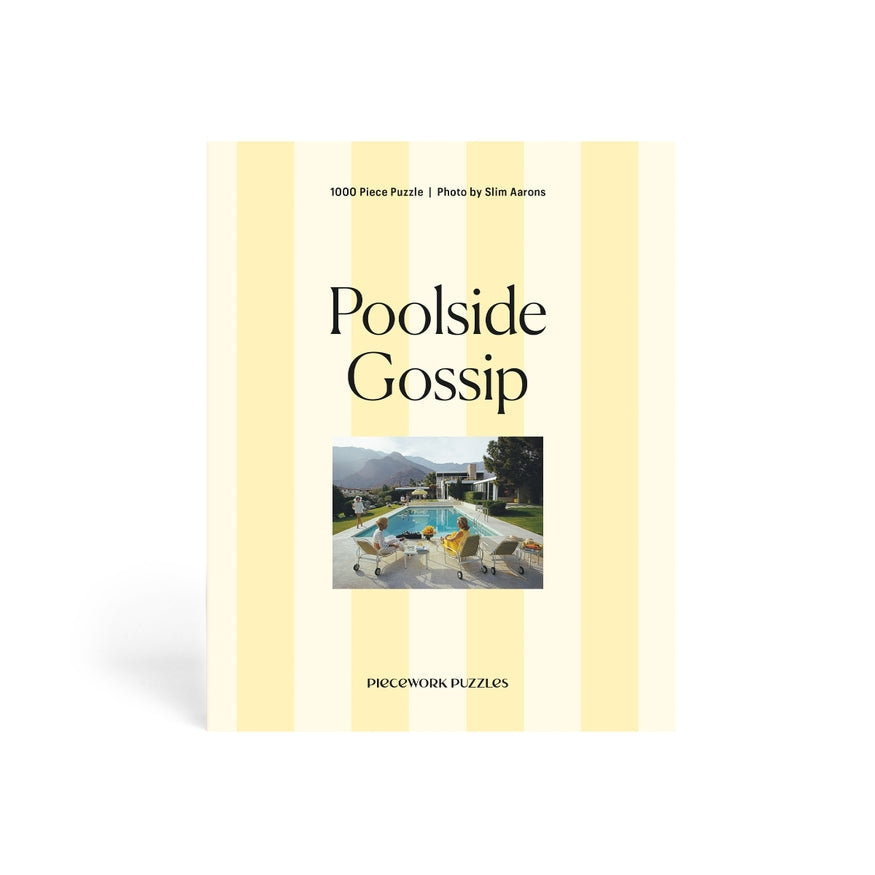 Slim Aarons Poolside Gossip 1000 Piece Puzzle - Just Fabulous Palm Springs