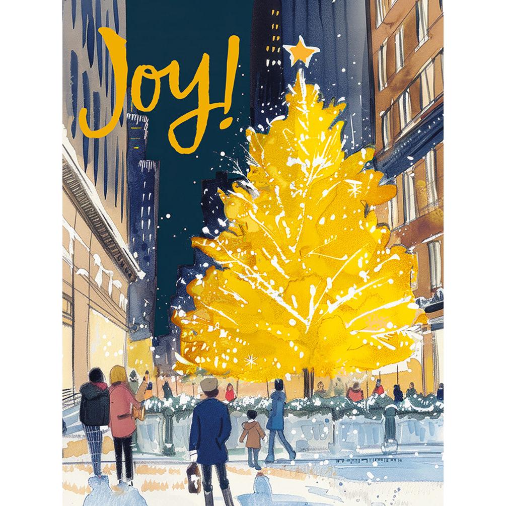 City Xmas Tree Holiday Boxed Cards - Just Fabulous Palm Springs