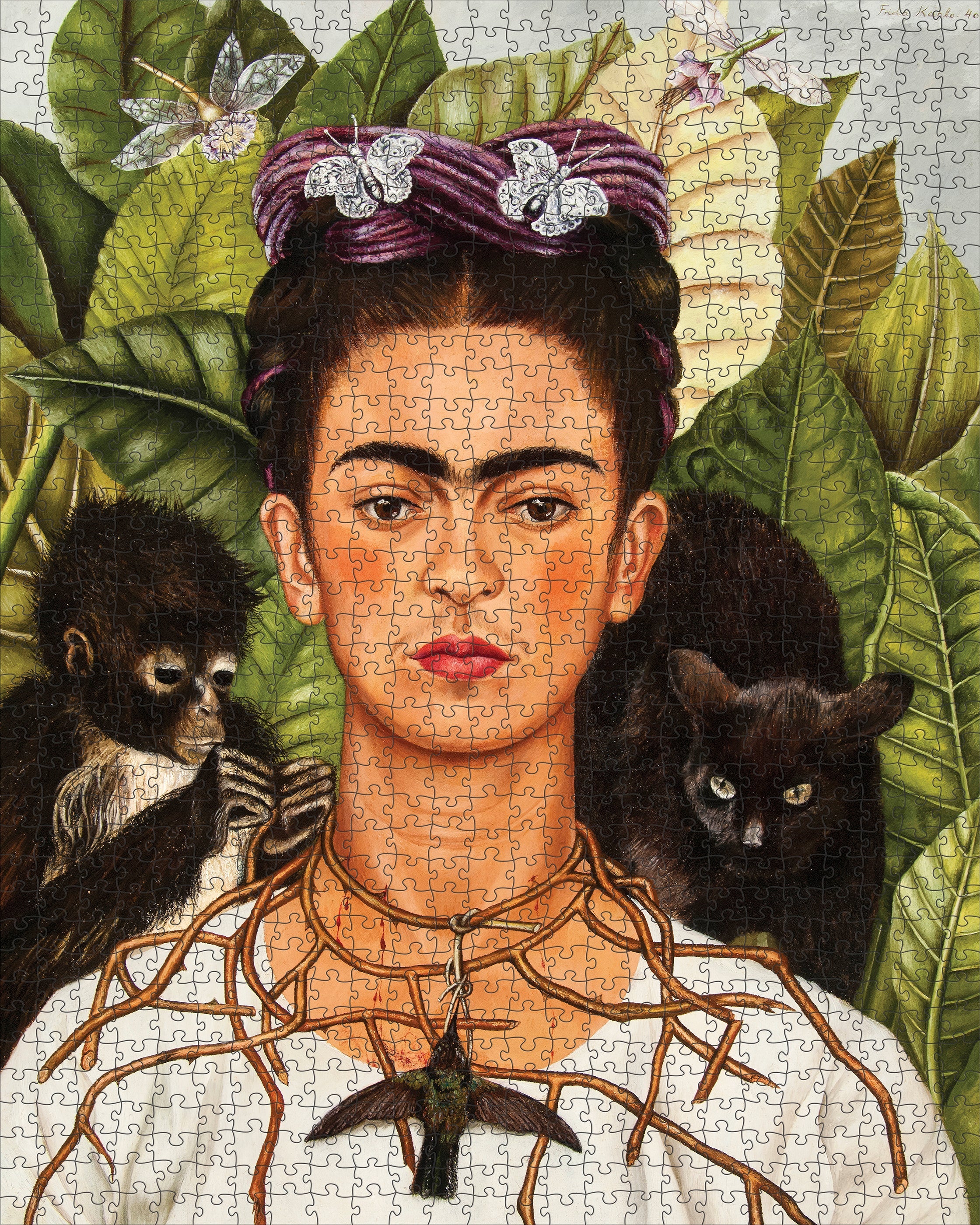 Frida Kahlo: Self-Portrait With Thorn Necklace 1000-Piece Jigsaw Puzzle