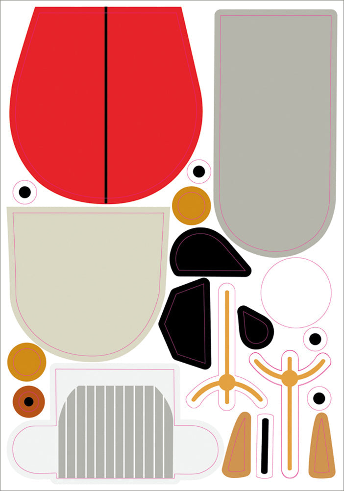 Charley Harper's Sticky Critters: An Animal Sticker Kit