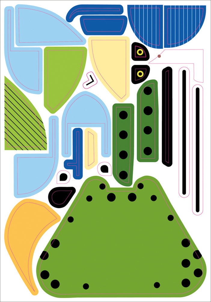 Charley Harper's Sticky Critters: An Animal Sticker Kit