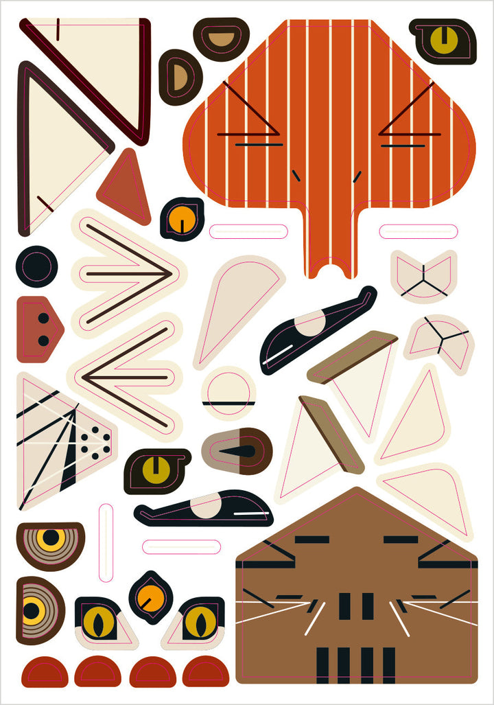 Charley Harper's Sticky Critters Volume 2: An Animal Sticker Kit