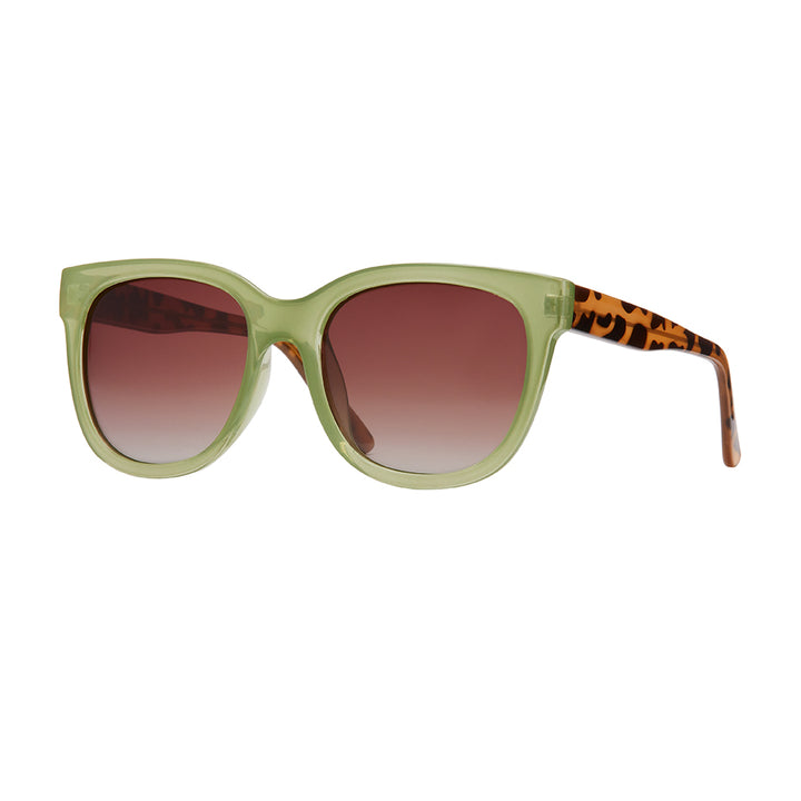 Acacia Polarized Sunglasses - Sage Green / Honey Tortoise