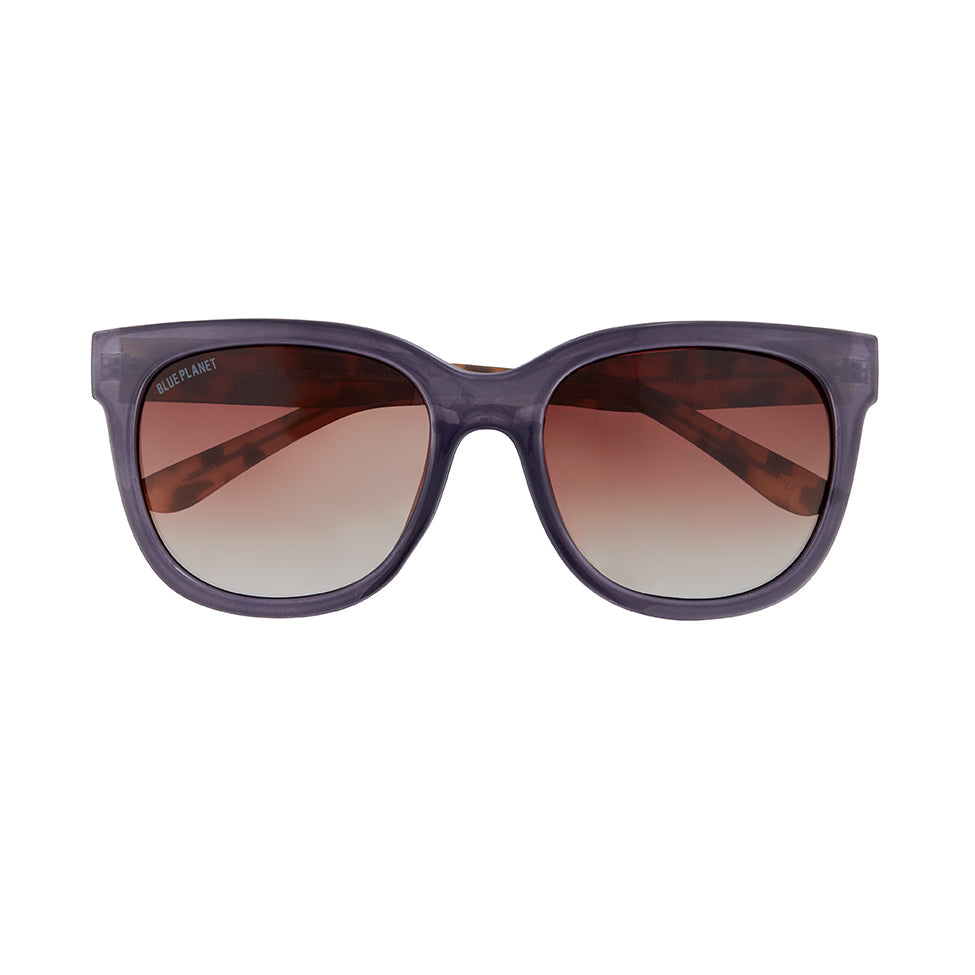 Acacia Polarized Sunglasses - Navy Blue / Honey Tortoise