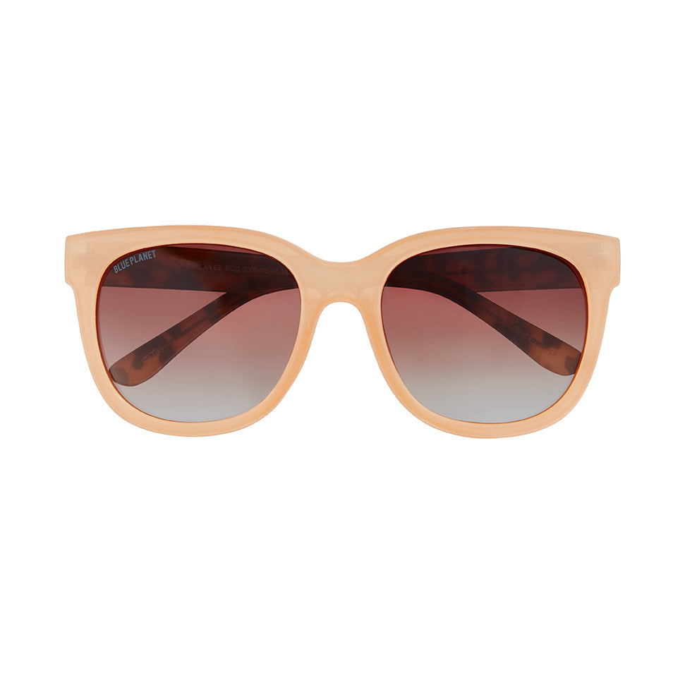Acacia Polarized Sunglasses - Milky Beige / Honey Tortoise