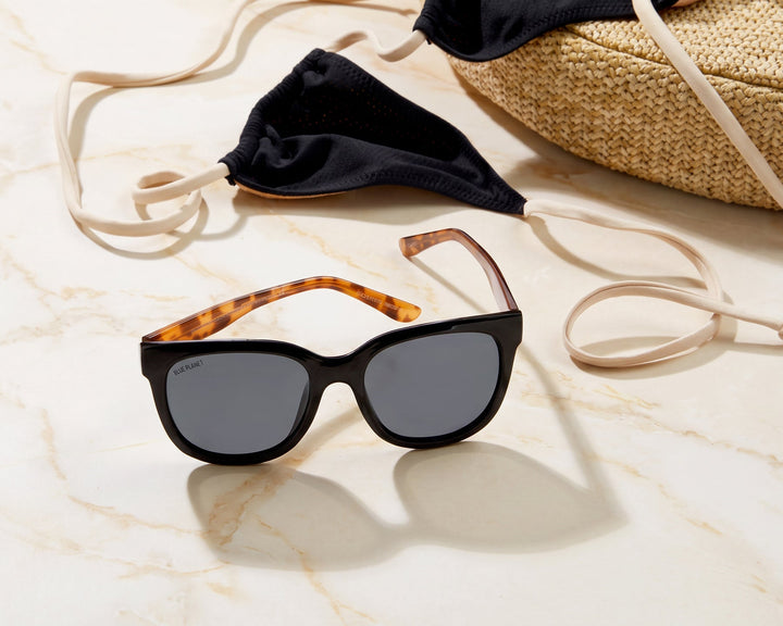 Acacia Polarized Sunglasses - Onyx / Honey Tortoise
