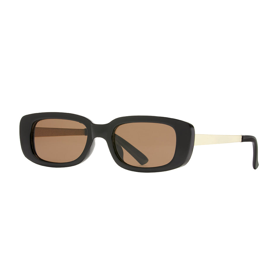 Adley Polarized Sunglasses - Onyx / Matte Gold
