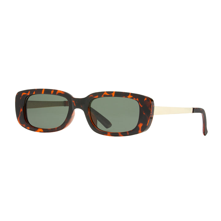 Adley Polarized Sunglasses - Brown Tortoise / Matte Gold