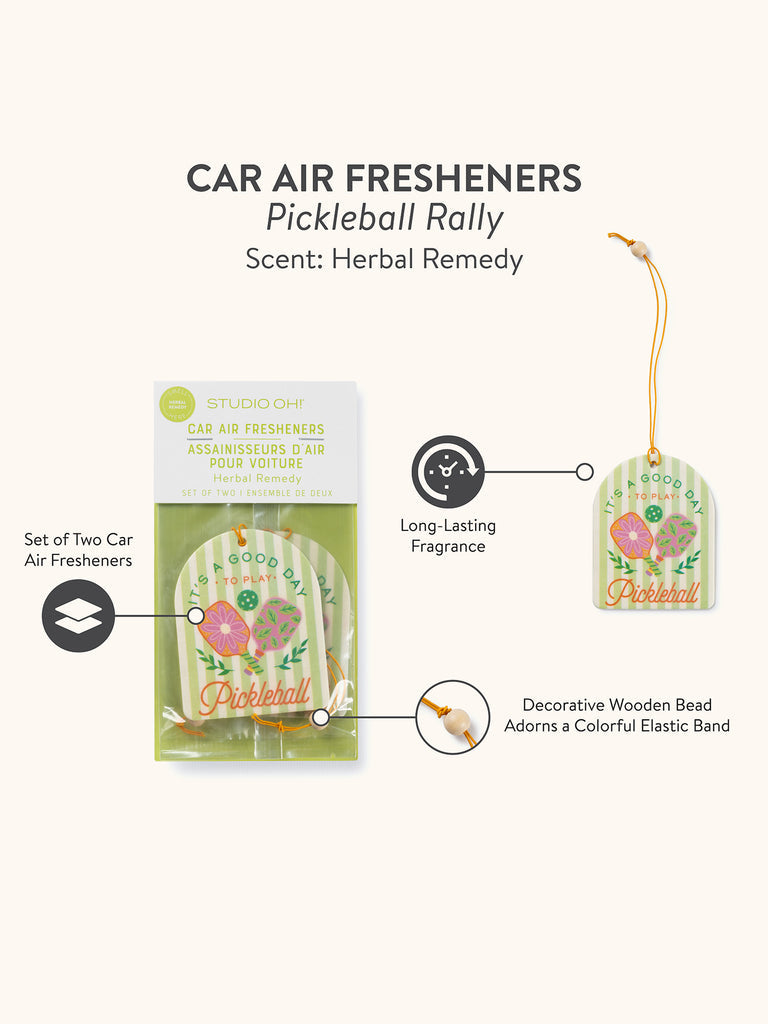 Air Freshener - Pickleball Rally