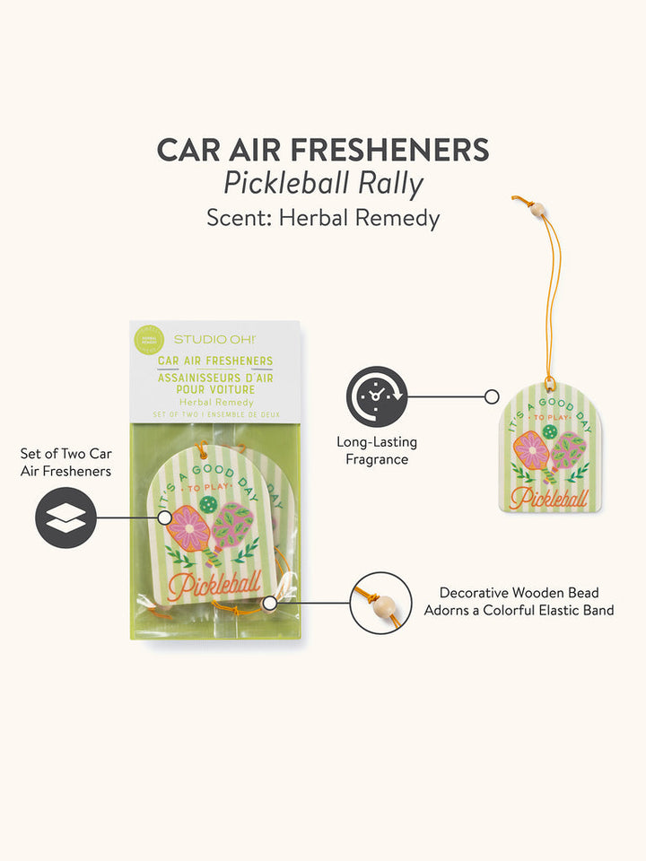 Air Freshener - Pickleball Rally