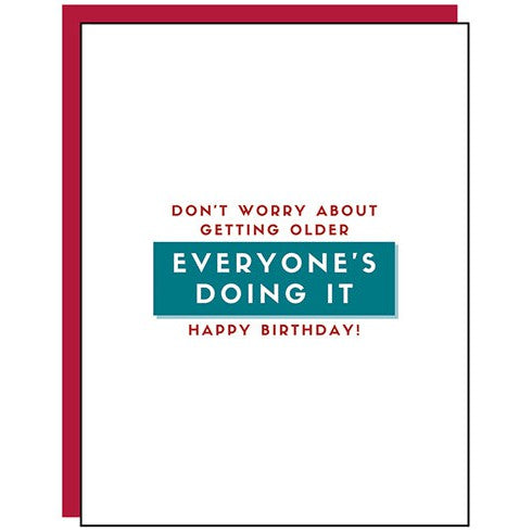 Everyone's Doing It Birthday Card