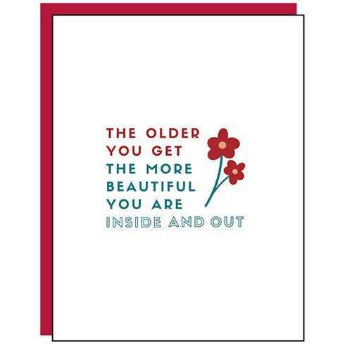 The Older You Get Birthday Card