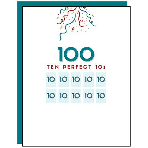 10 Perfect 10's Birthday Card