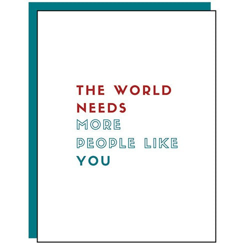 The World Needs Greeting Card