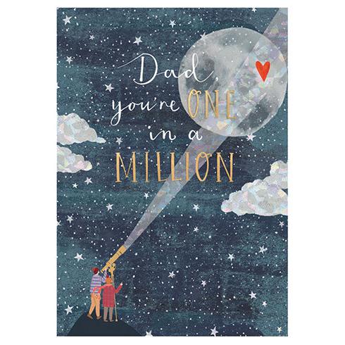 One In A Million Father's Day Greeting Card