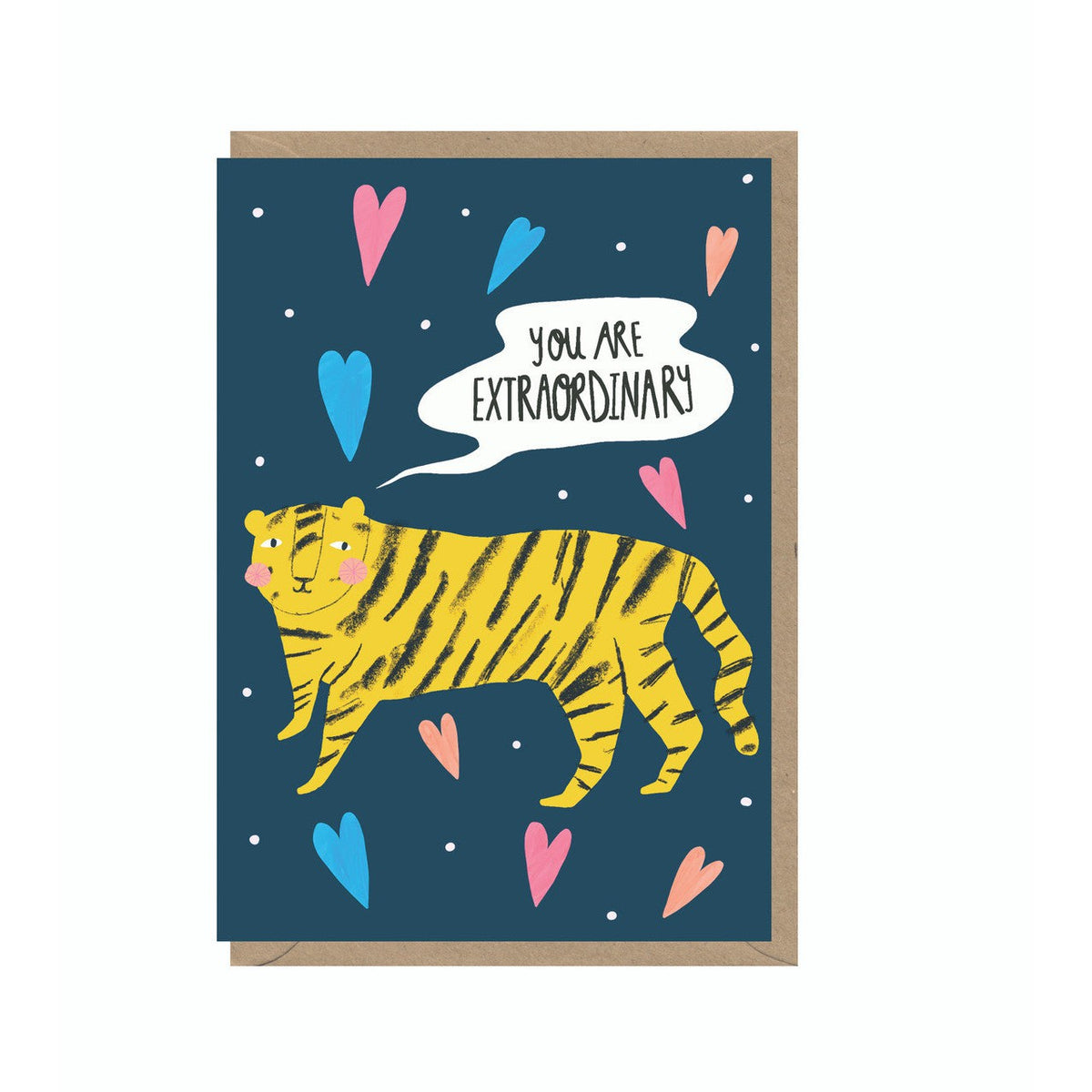 Extraordinary Tiger Greeting Card - Just Fabulous Palm Springs
