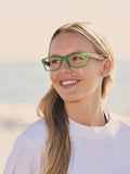 Anza Reading Glasses -Green/Walnut