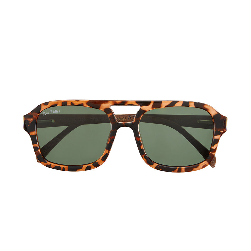 Ari Polarized Sunglasses - Brown Tortoise / Walnut Wood