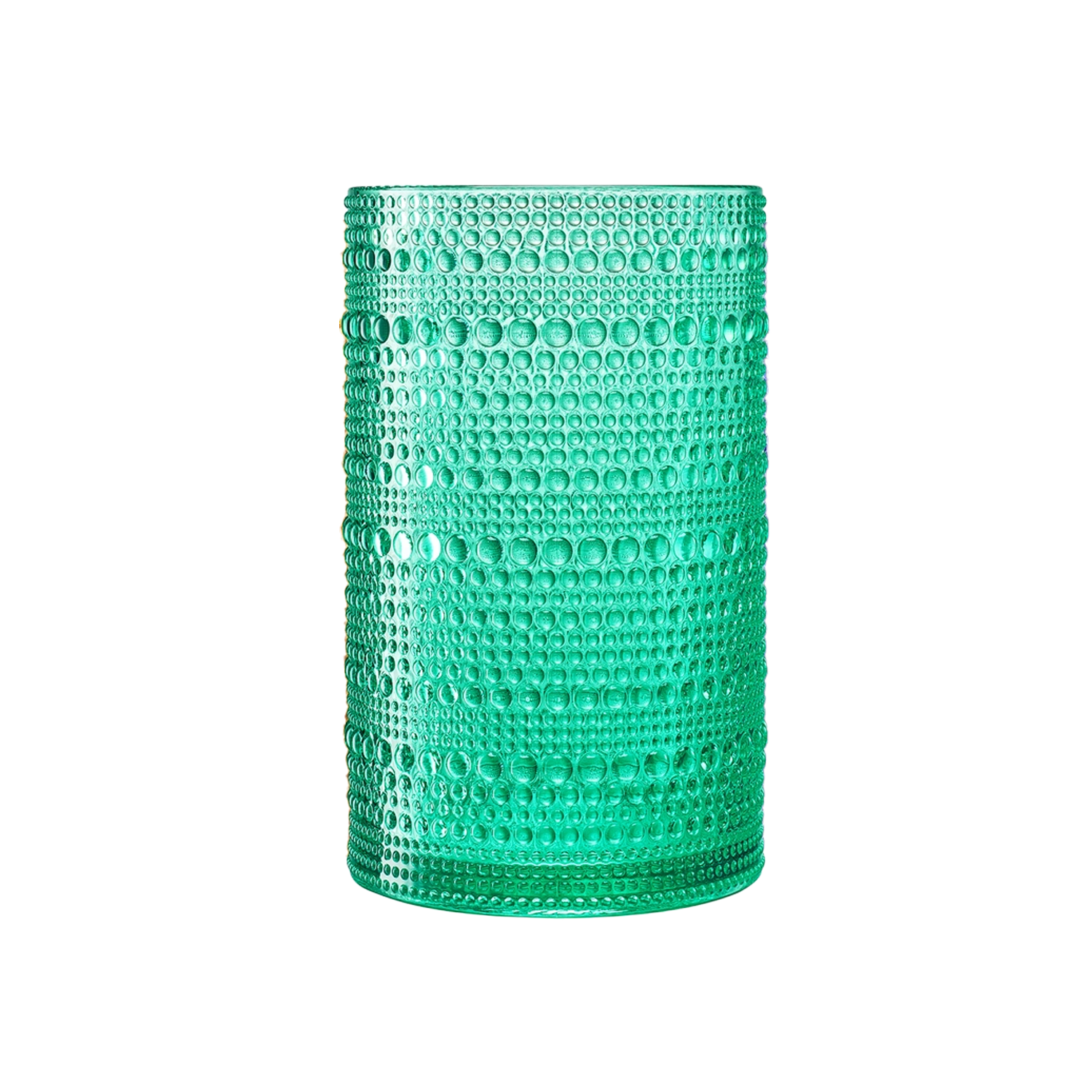Hobnail Acrylic Highball Glass - Green