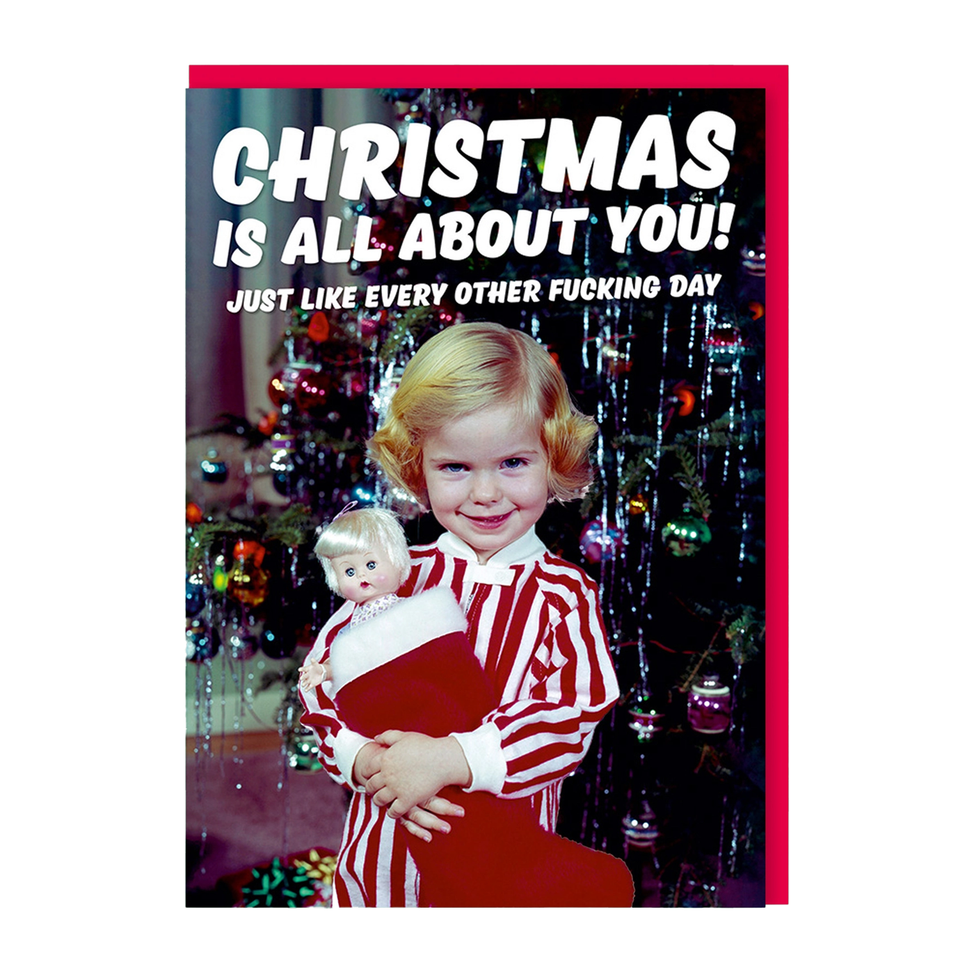 All About You Christmas Holiday Card