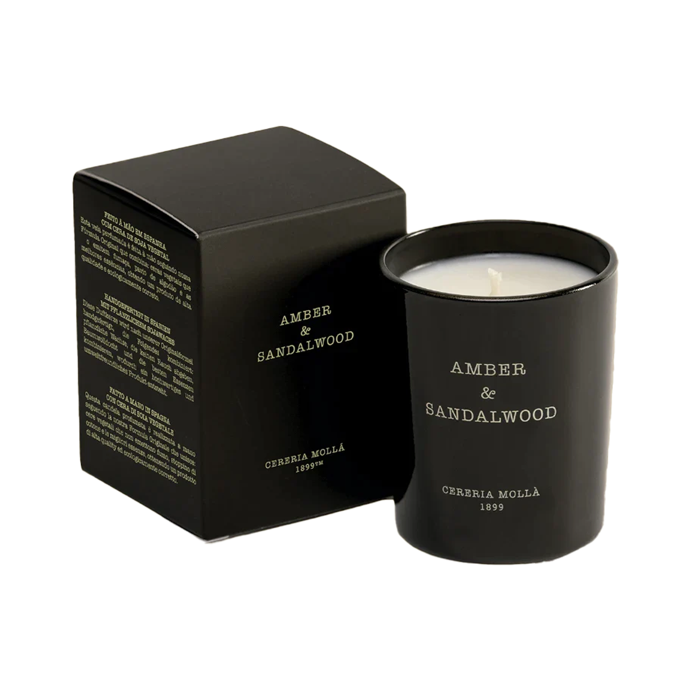Amber & Sandalwood Premium Mini Candle