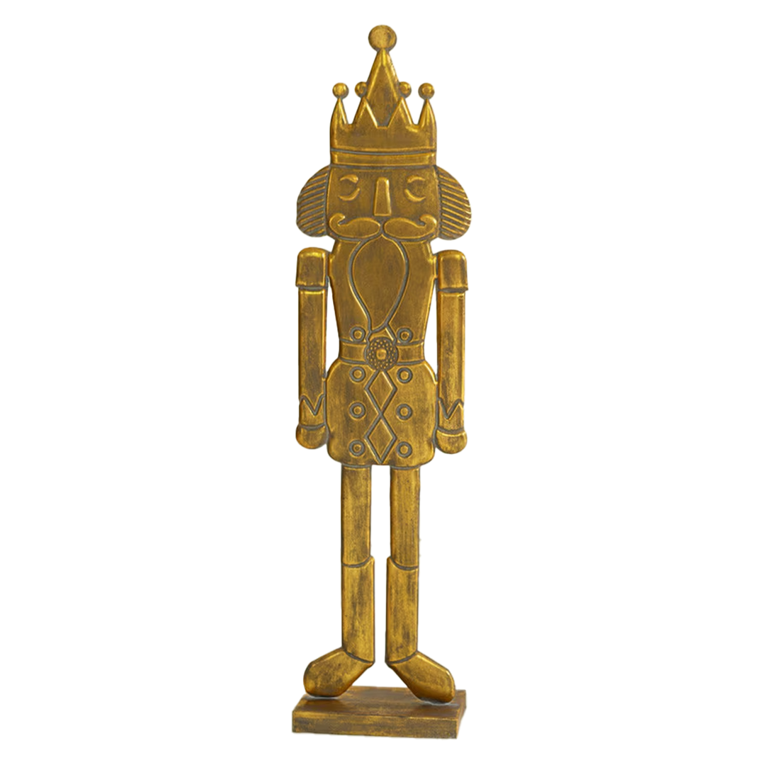 Antique Gold Nutcracker - Crown