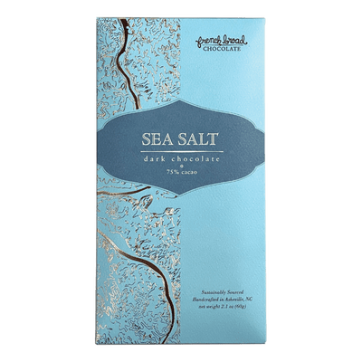Sea Salt 75% Dark Chocolate Bar