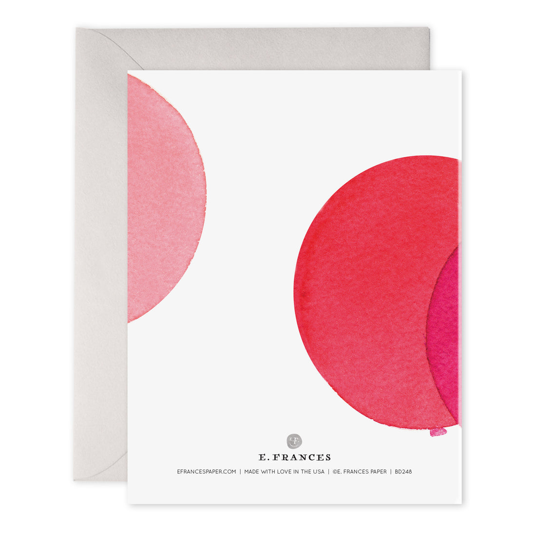 Pink Balloons Birthday Card