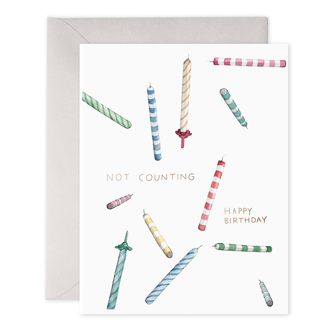 Not Counting Candles Birthday Card