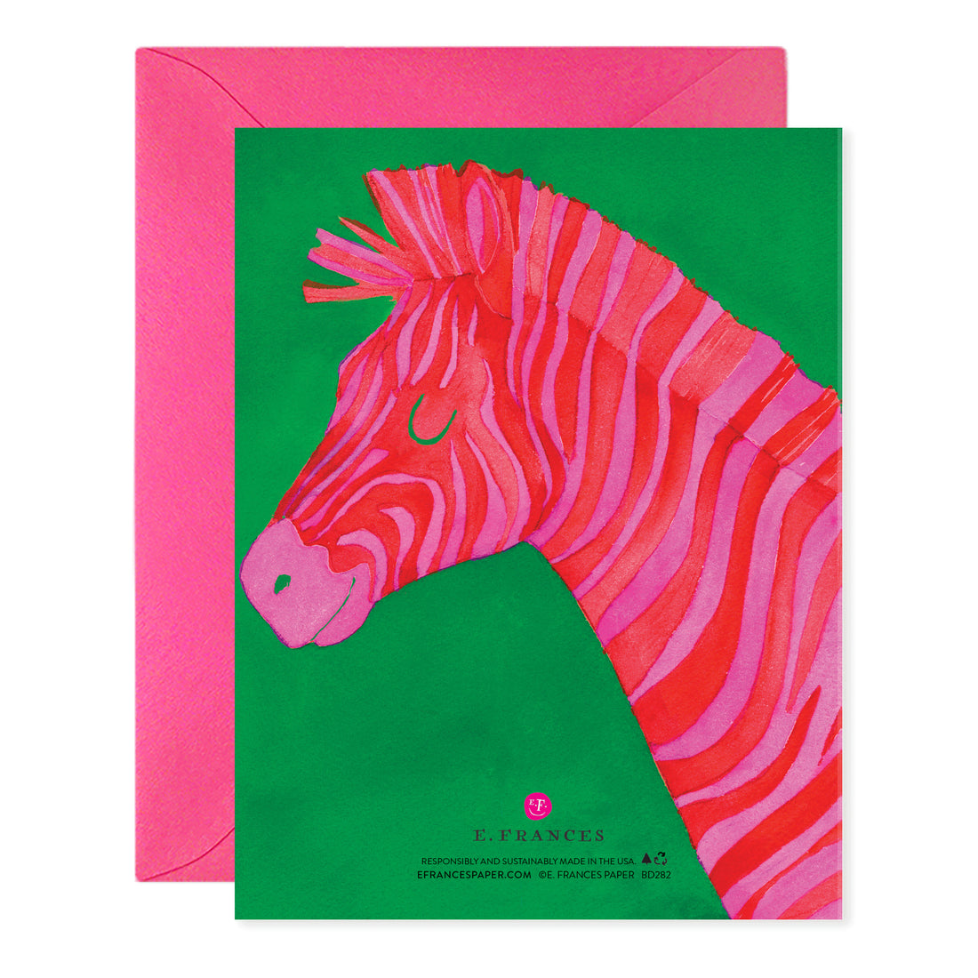 Extraordinary Zebra Birthday Card