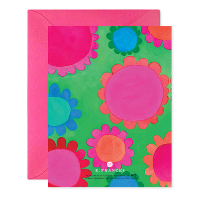Flower Power Birthday Card