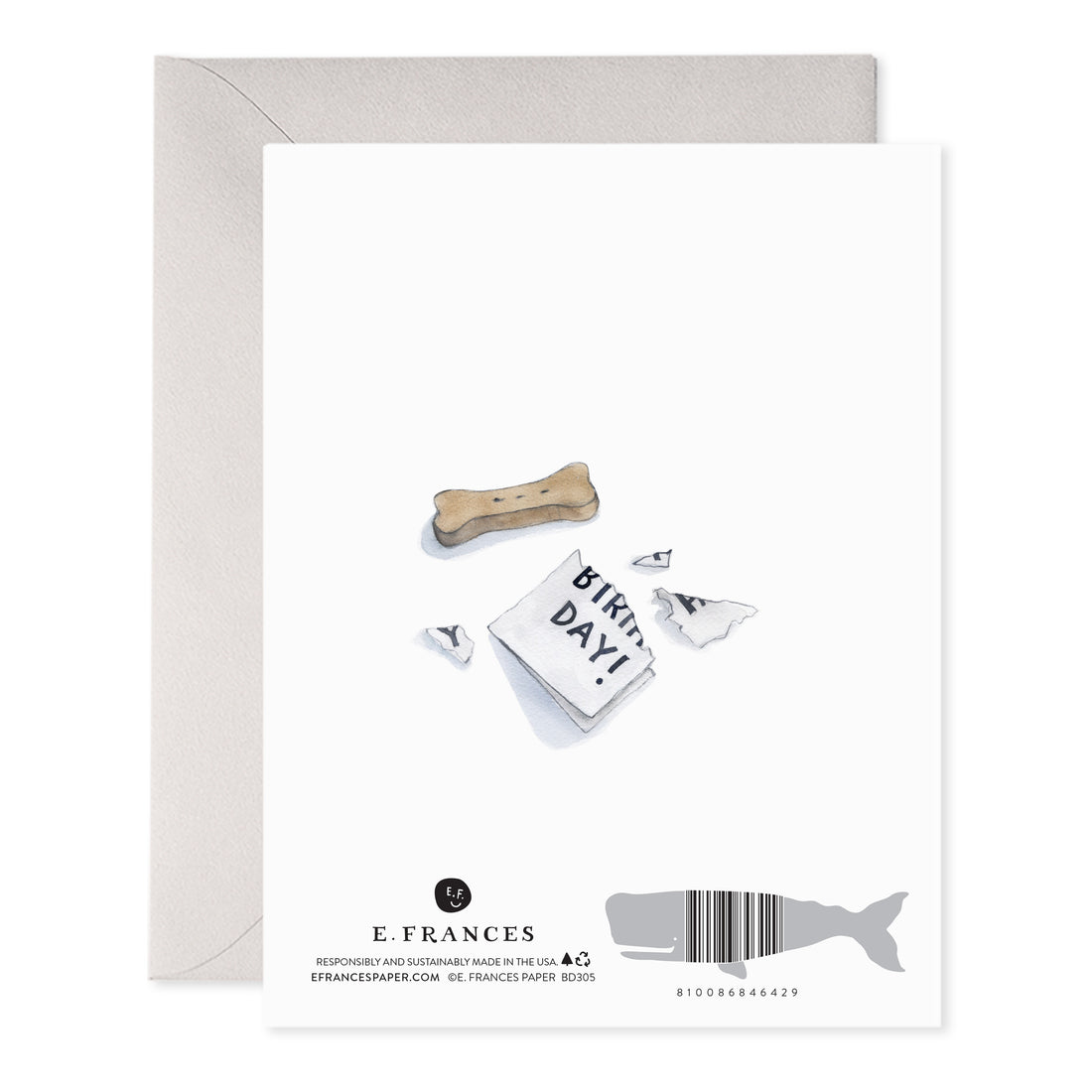 Sheepdog Belated Birthday Card