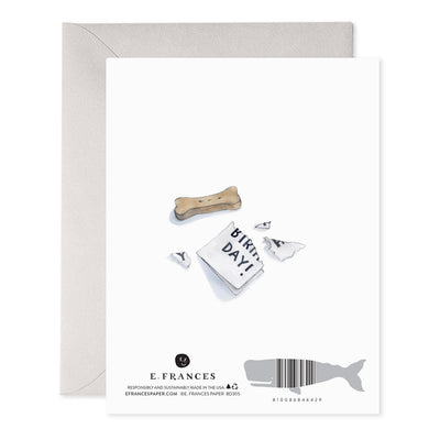 Sheepdog Belated Birthday Card