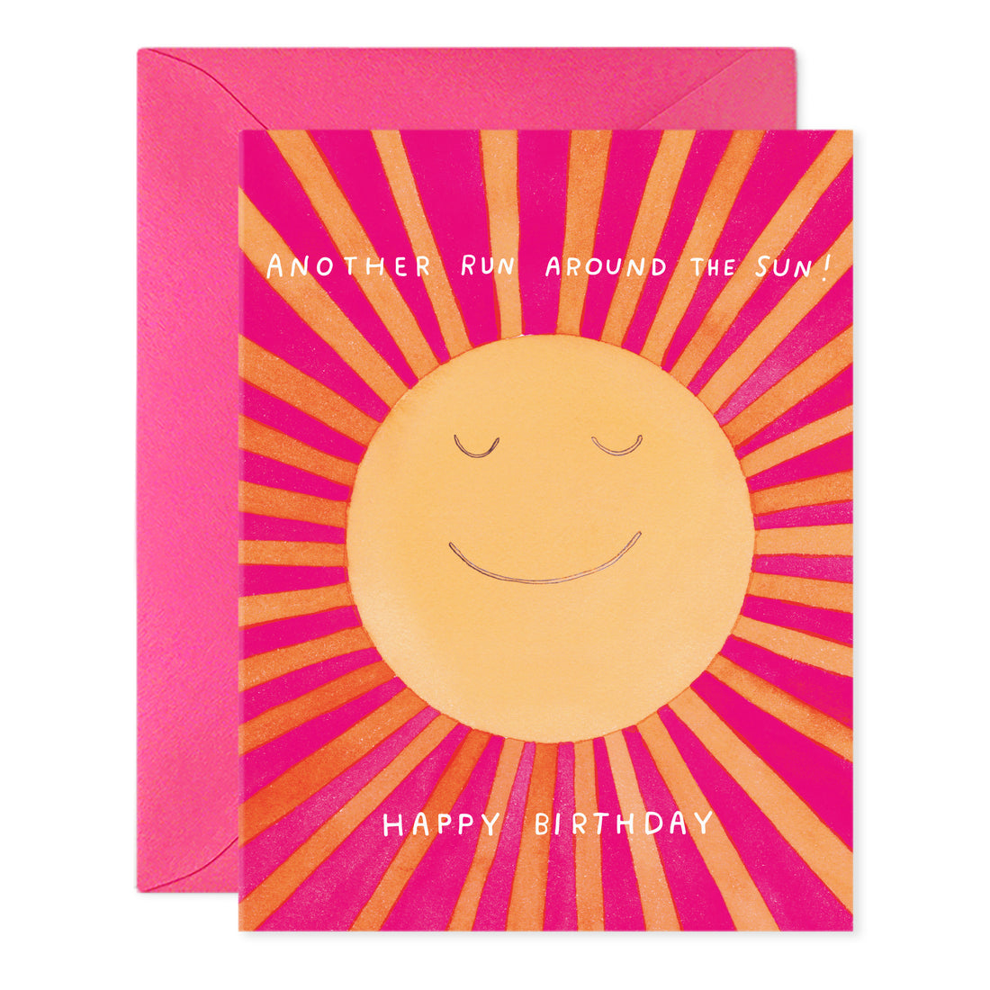 Run Around the Sun Birthday Card