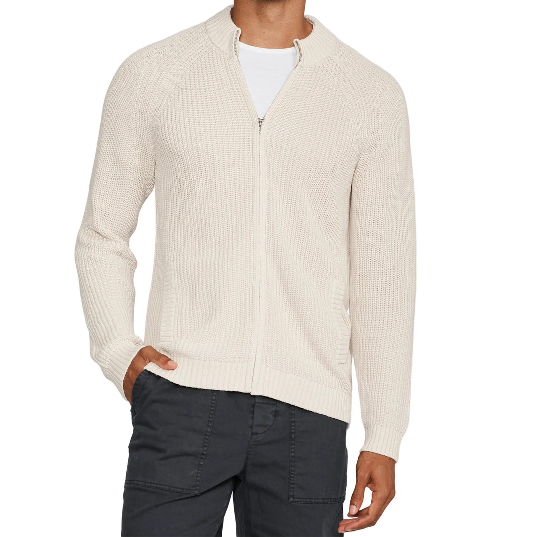 Sunbleach Men's Zip Up Cardigan - Sand Dune