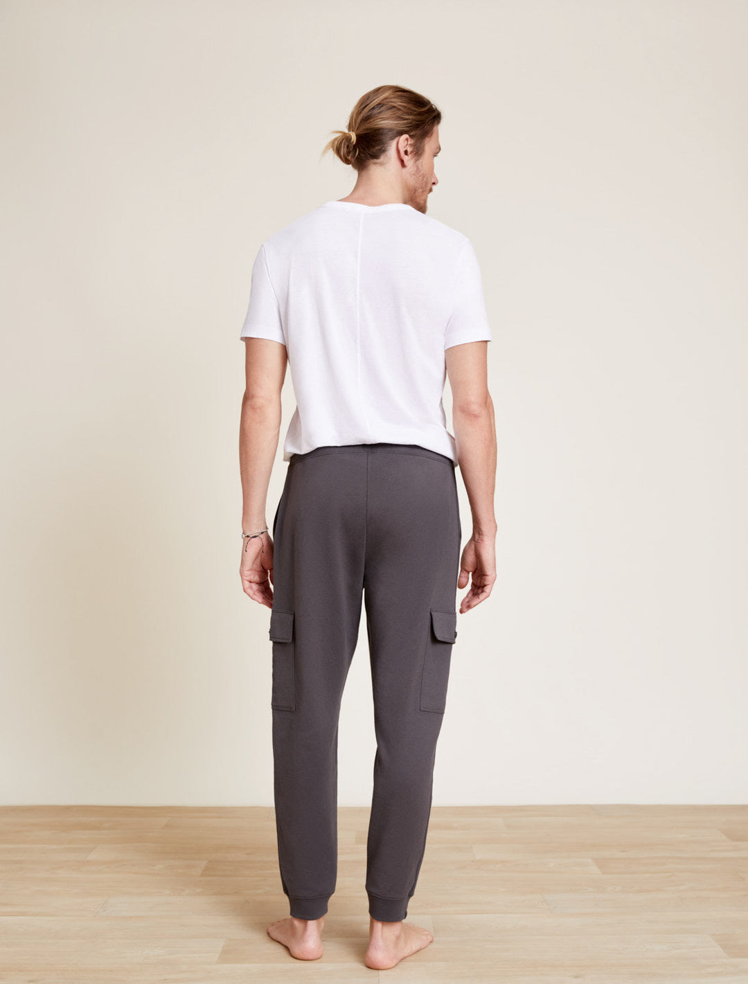 Malibu Collection® Men’s Pima Cotton Fleece Cargo Sweatpant