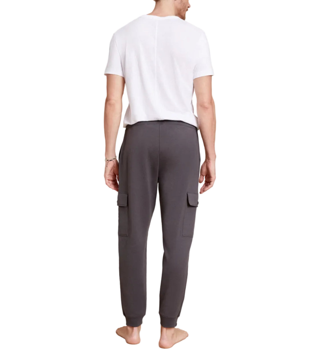 Malibu Collection® Men’s Pima Cotton Fleece Cargo Sweatpant