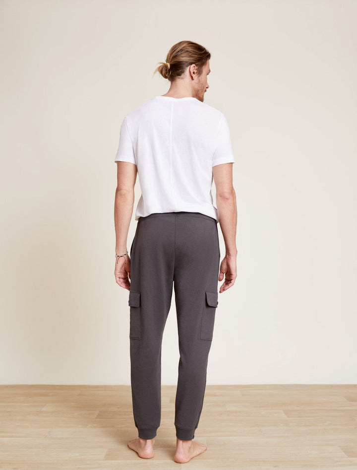 Malibu Collection® Men’s Pima Cotton Fleece Cargo Sweatpant