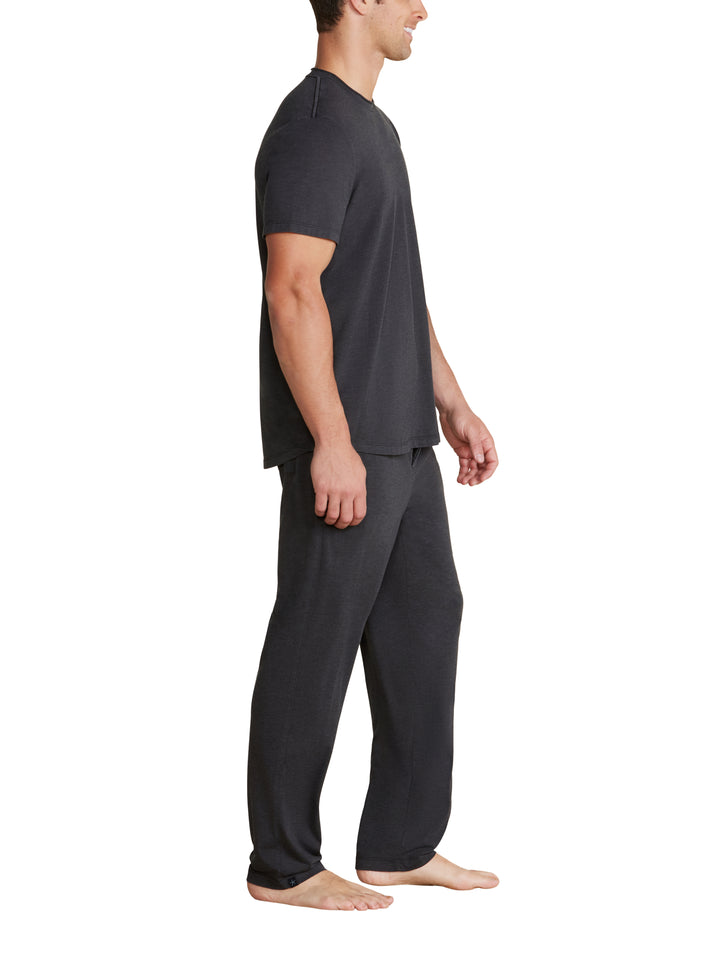 Malibu Collection® Triblend Pigment Washed Pant - Black